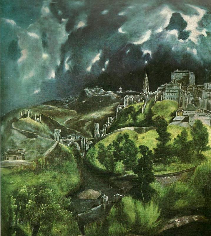 El Greco toledo oil painting picture